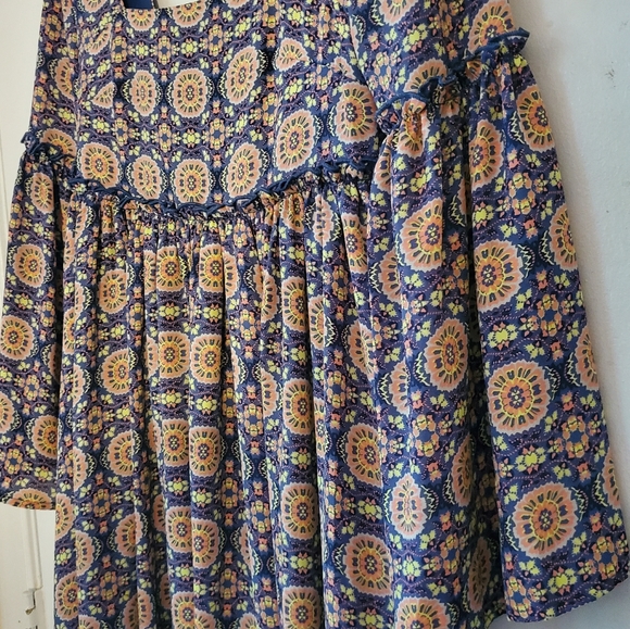 Love, FIRE BOHO Style Multicolored Patterned Dress - Picture 5 of 8